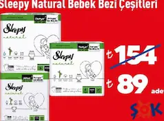 SLEEPY NATURAL BEBEK BEZİ ÇEŞİTLERİ